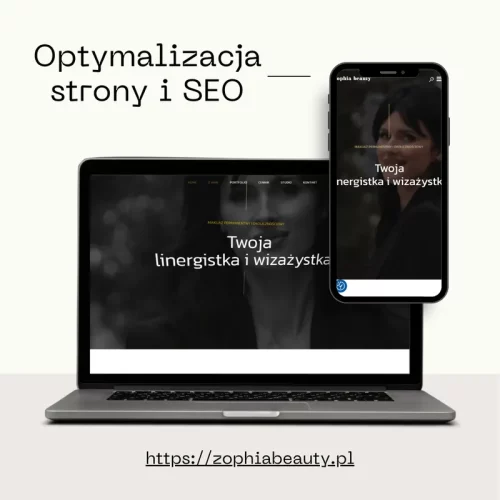 Porządkowanie strony i SEO dla Zophia Beauty