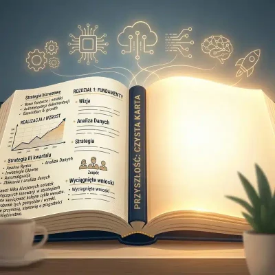 Księga z otartymi zapisakami odnośnie zmian. Pomysł na powstanie agencji ZOZ Agency