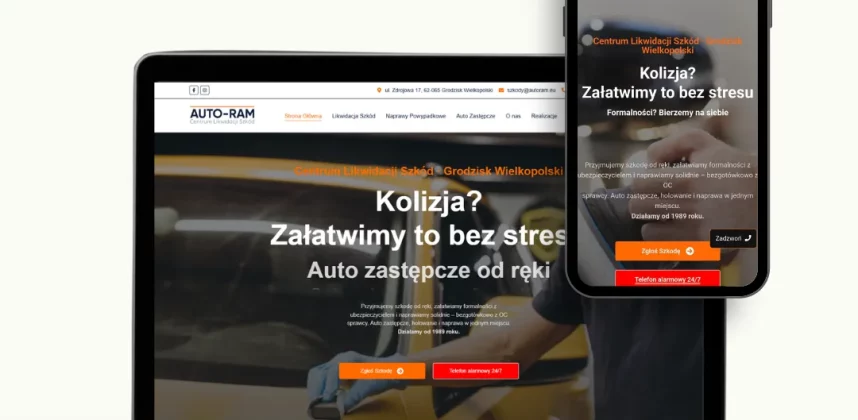 Serwis internetowy dla Auto-Ram