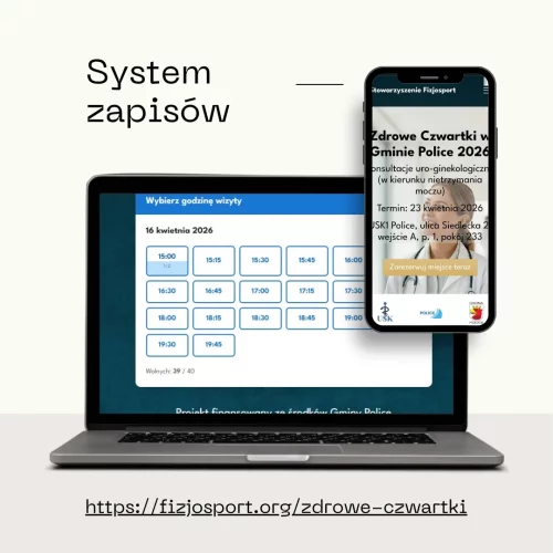 System zapisów na badania Zdrowe Czwartki dla fizjosport.org
