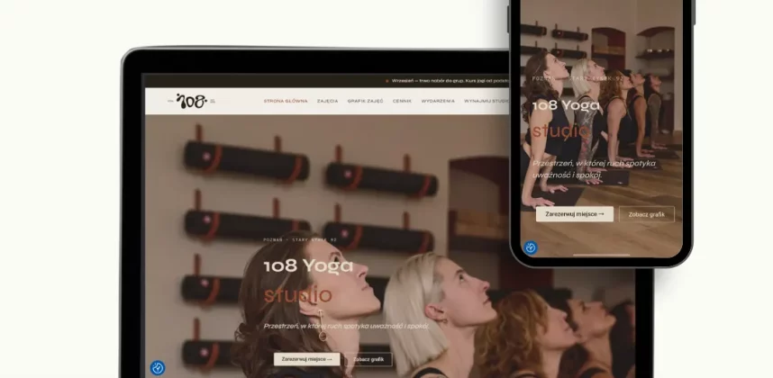 Serwis internetowy dla 108yoga