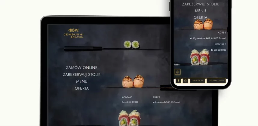 Serwis internetowy dla JEMSUSHI
